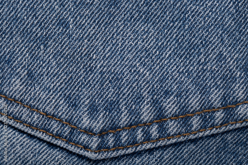 The denim is light blue. Denim background. The denim is light blue. Denim background.