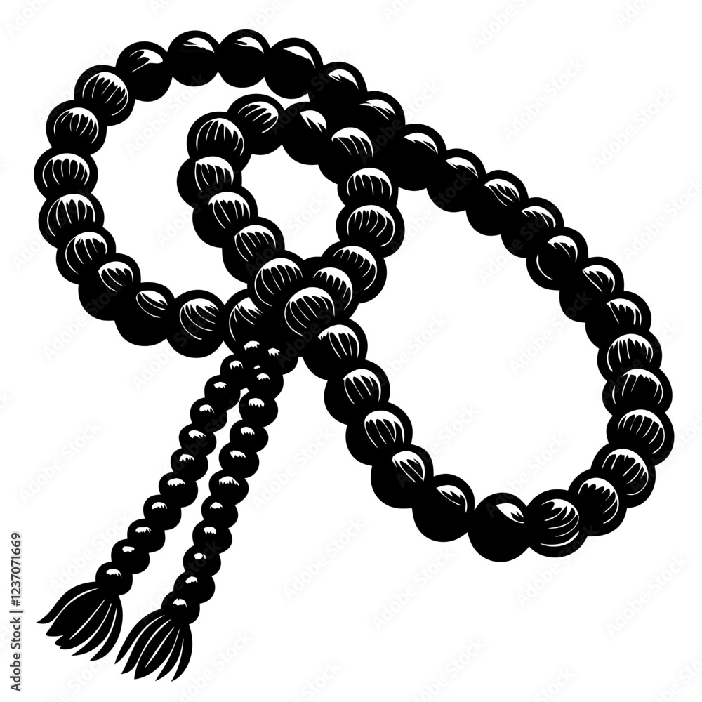 Obraz premium Prayer Beads Set vector 