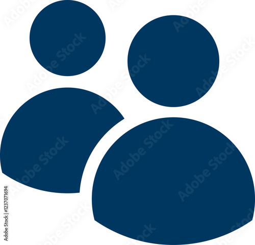 People group icon set. Team of worker. User profile symbol. Group of people or group of users. Persons symbol. Population icon. Increase social development, global demography. Vector illustration.