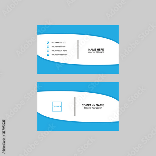 Minimalist business card design template