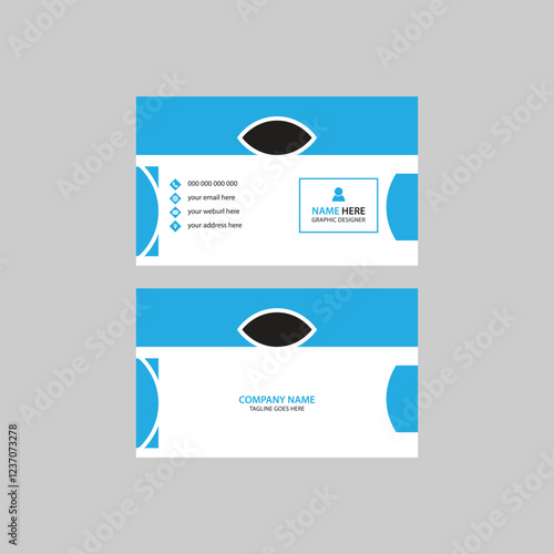 Minimalist business card design template