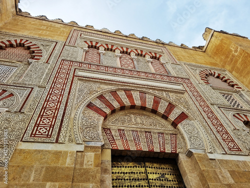 Facade of one of the parts of the mosque of Cordoba