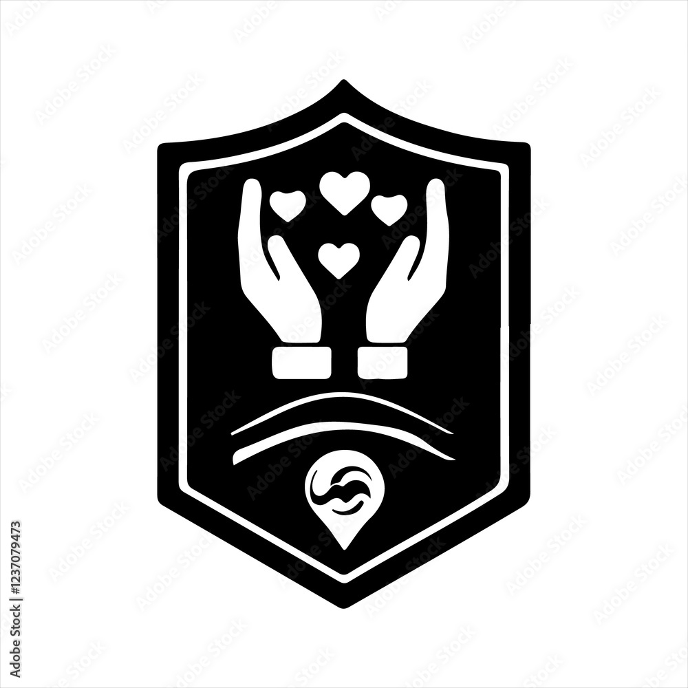 Shield Icon Silhouette for Security, Gaming, and Design Projects Shield Icon Silhouette for Security, Gaming, and Design Projects