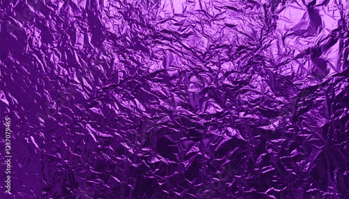 Beautiful Purple Foil Texture. Metallic Background. Wallpaper.