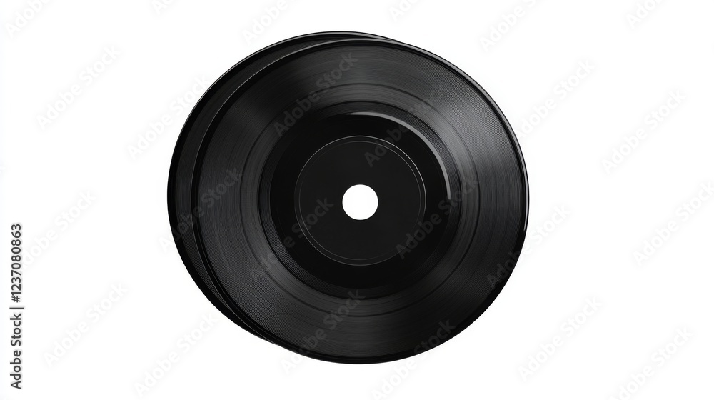 Close-up of a Black Vinyl Record: Analog Music Nostalgia Close-up of a Black Vinyl Record: Analog Music Nostalgia