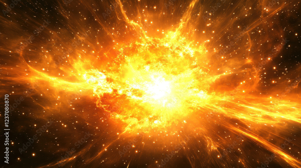Obraz premium Cosmic Inferno