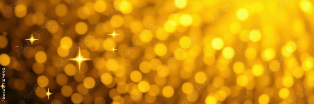 Golden bokeh lights create a shimmering atmosphere suitable for celebrations and events at night Golden bokeh lights create a shimmering atmosphere suitable for celebrations and events at night