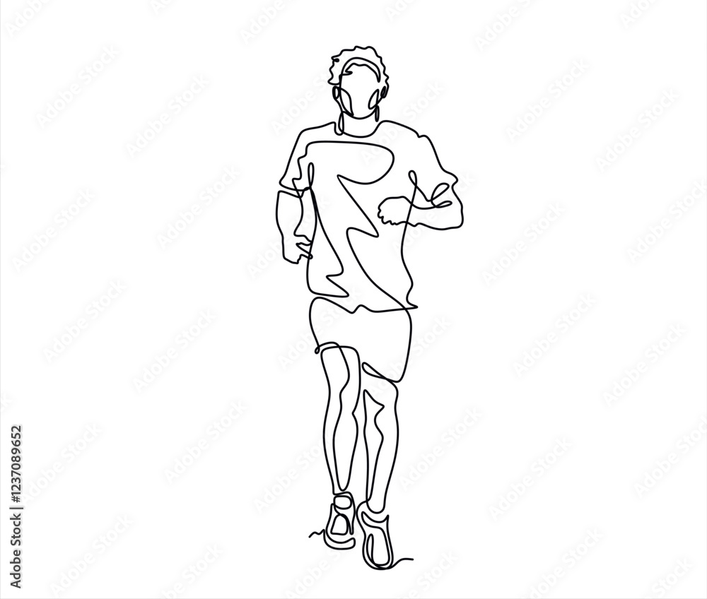 man Runner One Line Drawing. Running Abstract Minimal Drawing. Continuous One Line Woman Run Sport Illustration. Modern Trendy Contour Drawing man Runner One Line Drawing. Running Abstract Minimal Drawing. Continuous One Line Woman Run Sport Illustration. Modern Trendy Contour Drawing