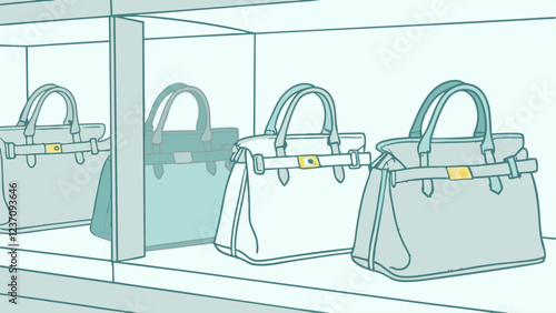 Designer handbag collection
