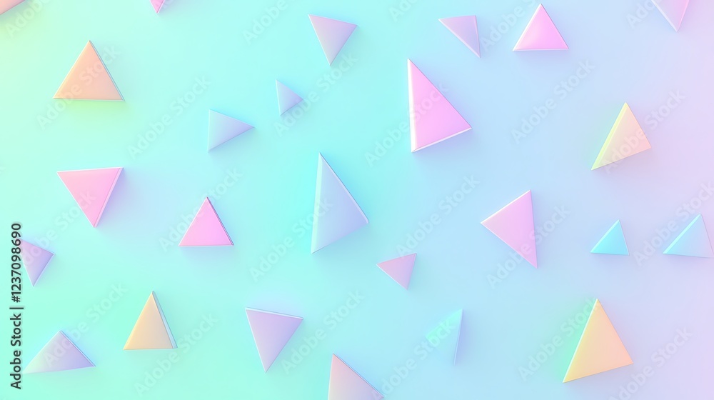 Pastel Triangles Abstract Background Design Pastel Triangles Abstract Background Design