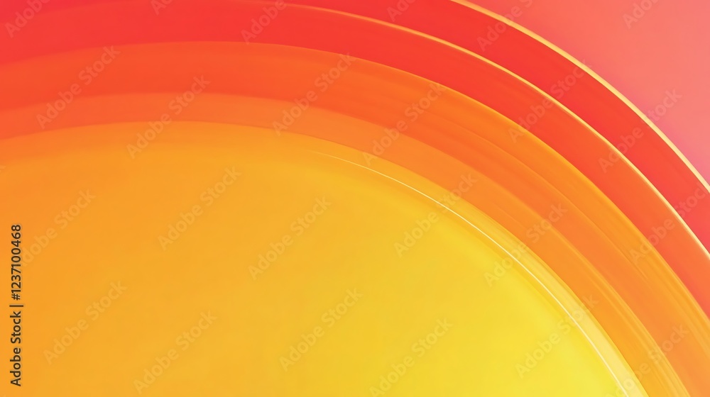 Abstract Warm Color Gradient Curved Lines Design Abstract Warm Color Gradient Curved Lines Design