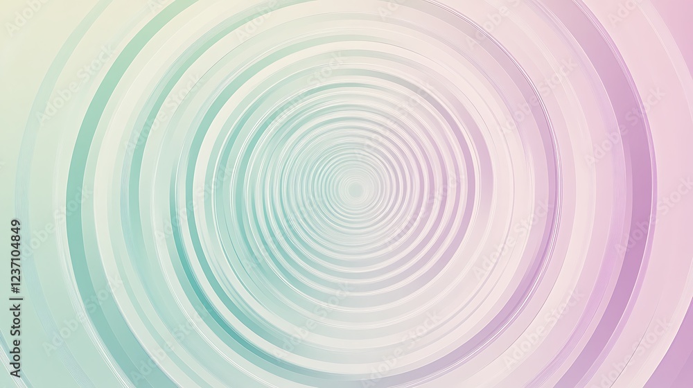 Abstract Pastel Concentric Circles Design Background Abstract Pastel Concentric Circles Design Background