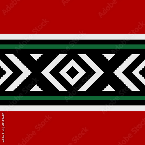 Geometric. Seamless texture. Wool decoration. Square and triangle. Arab tent. Bedouin. Al Sadu pattern. Nomads. Desert. Arabia Peninsula and North Africa. Gulf. Vector Image. High Quality. large Size.