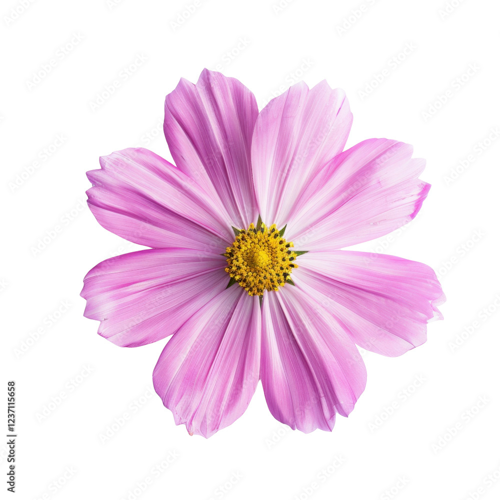 beautiful pink flower with delicate petals and vibrant yellow center, showcasing nature elegance and charm. Perfect for floral arrangements or nature themed designs beautiful pink flower with delicate petals and vibrant yellow center, showcasing nature elegance and charm. Perfect for floral arrangements or nature themed designs