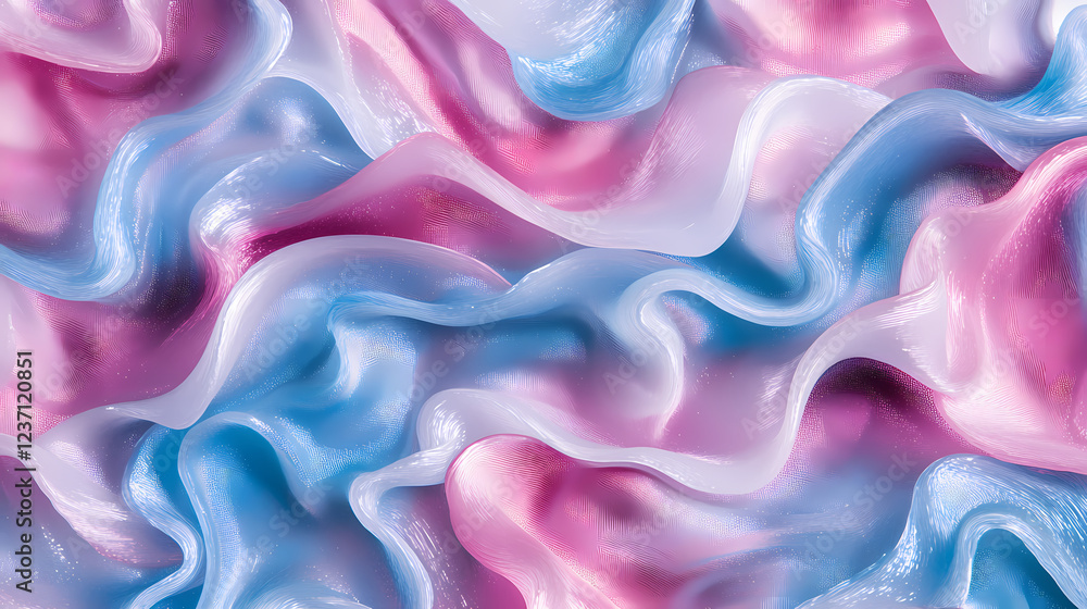 Obraz premium seamless holographic pink blue