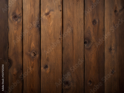 Rustic Wood Plank Texture With Natural Grain And Warm Earthy Tones