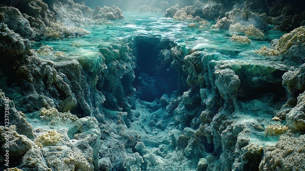Enigmatic Underwater Canyon: A Journey into the Depths Enigmatic Underwater Canyon: A Journey into the Depths