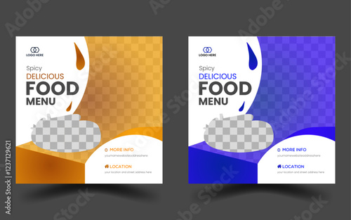 SPICY DELICIOUS FOOD MENU DESIGN