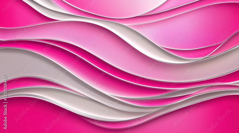 Obraz premium Pink Gradient Background with White Line
