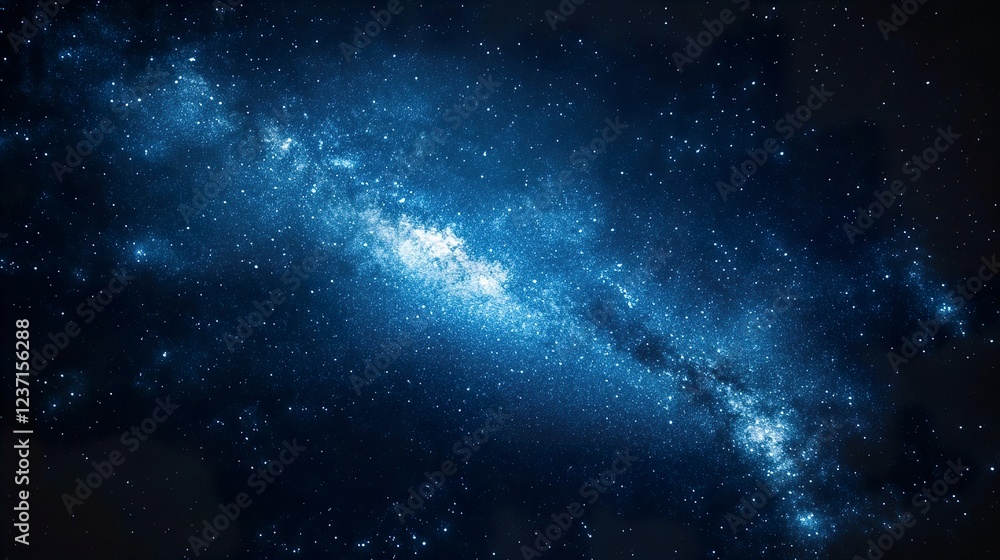Starry Night Sky with Twinkling Stars Starry Night Sky with Twinkling Stars