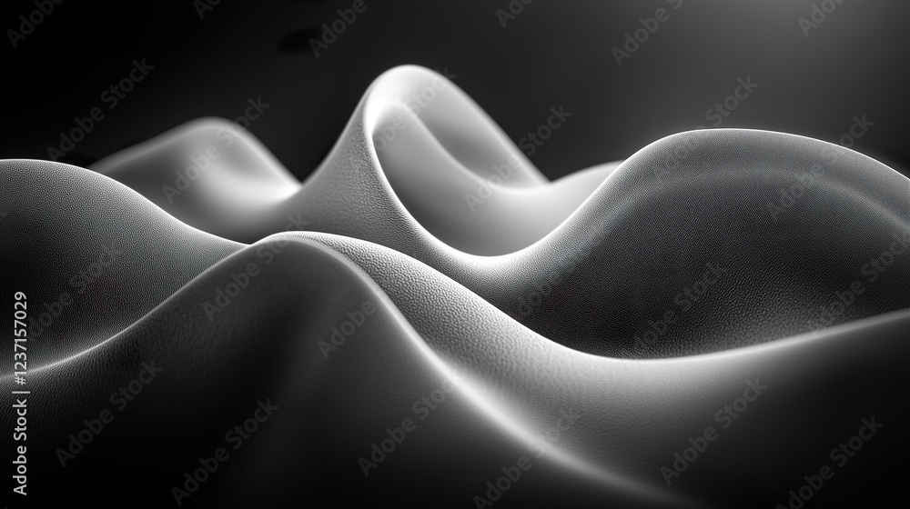 Fototapeta premium Striking Black and White Lines Abstract