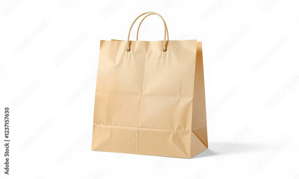kraft paper shopping bag with handles, ideal for retail use and eco friendly packaging. Perfect for showcasing products in stylish way kraft paper shopping bag with handles, ideal for retail use and eco friendly packaging. Perfect for showcasing products in stylish way