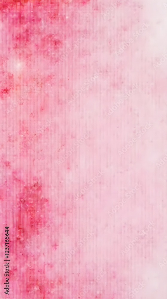 Fototapeta premium Bright pink background in watercolor technique.