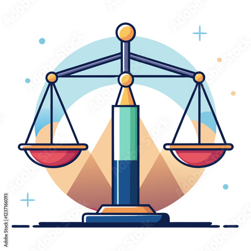 Triple Beam Balance Vector Illustration – Lab Research Clipart & Line Art Design, Triple beam balance vector for lab research, clipart, and line art. Perfect for digital use!