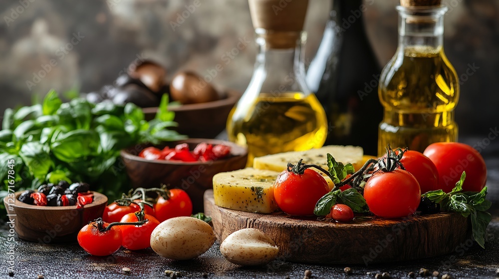 Mediterranean Diet Food Assortment Mediterranean Diet Food Assortment