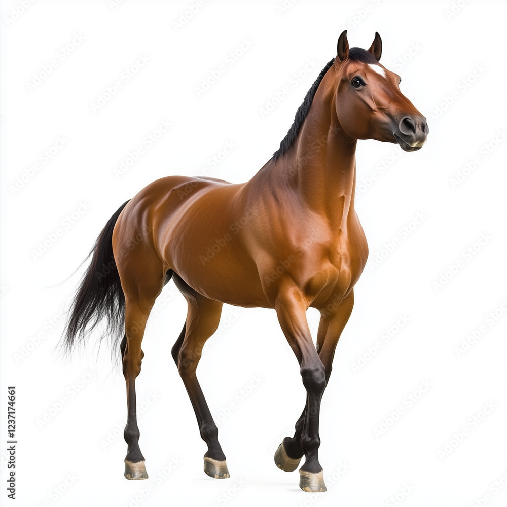 Obraz premium Arabian horse isolated