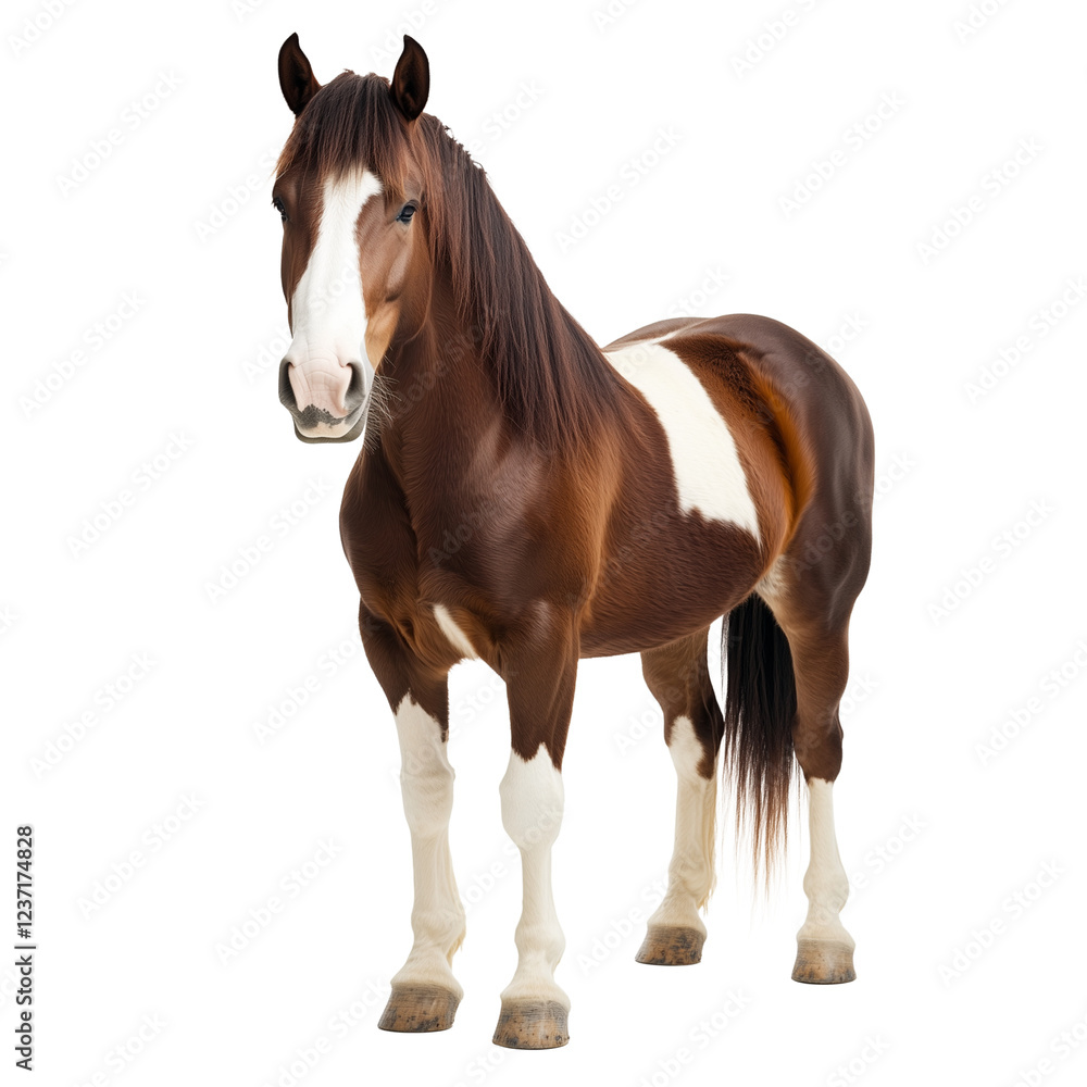 Obraz premium Clydesdale isolated 