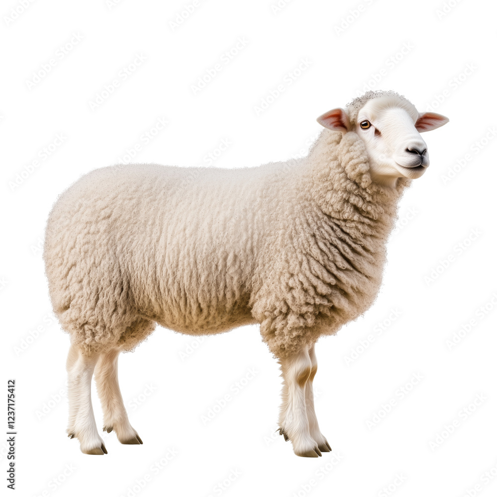 Fototapeta premium Merino sheep, isolated