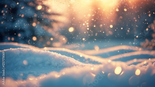 A warm and intimate photograph capturing the magic of Christmas.