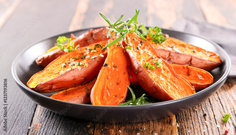 Roasted sweet potatoes Roasted sweet potatoes