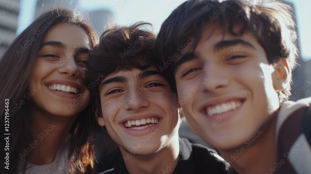Fototapeta premium Youthful Exuberance and Bonding