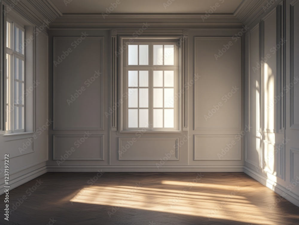 Fototapeta premium Bright and Airy Interior Space