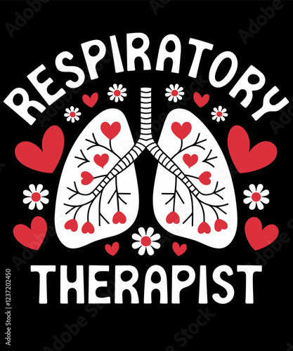 Valentine Lung Hearts Respiratory Therapist Pulmonologist