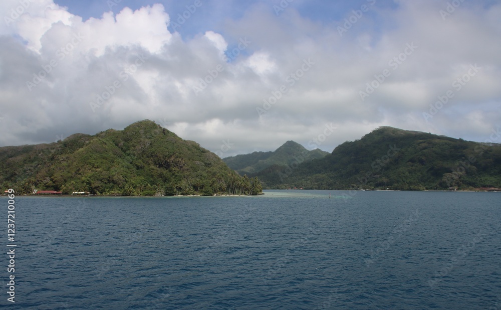Taha'a Island, Society Islands, French Polynesia. Taha'a Island, Society Islands, French Polynesia.