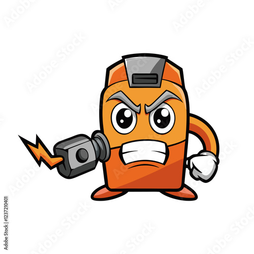 Oscillating Multi-Tool Construction Tool Vector Illustration, Cartoon, Clipart & Line Art, Vector design of an oscillating multi-tool for construction, home improvement, and repair