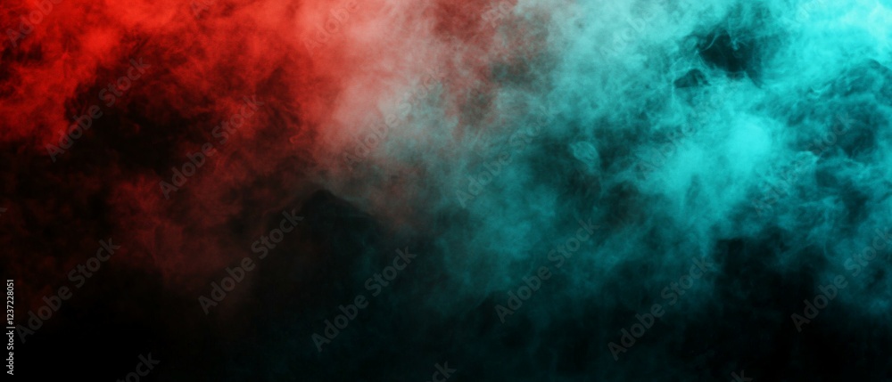 Abstract Red And Teal Smoke Background Image Abstract Red And Teal Smoke Background Image