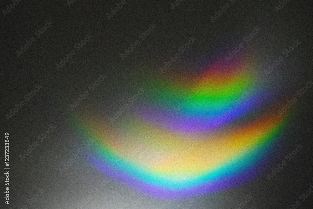 Trendy abstract background with phenomenon rainbow colors fragments in selective focus Trendy abstract background with phenomenon rainbow colors fragments in selective focus
