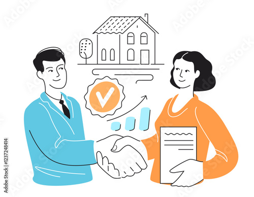 Buyer enters into deal with realtor to purchase real estate. Home insurance