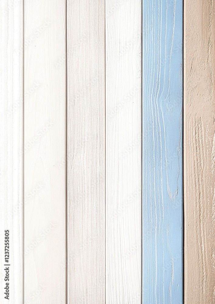 Maritimer Holzhintergrund – Digitales Papier im DIN A4-Format für Scrapbooking und DIY mit Textfreiraum