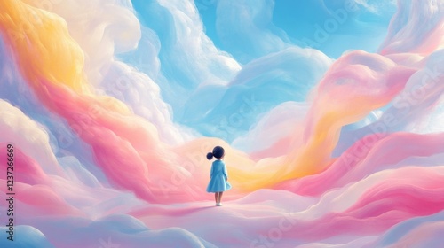 A stock illustration that represents the concept of Healthy habits for children