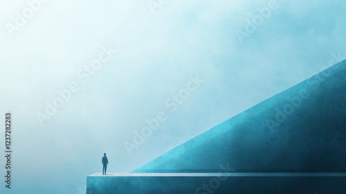 A stock illustration that represents the concept of Workplace burnout prevention