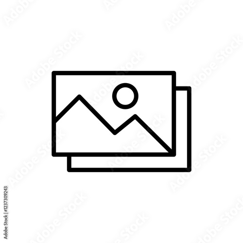 Free Download Picture icon vector. photo gallery sign and symbol. image icon - GFXLoad