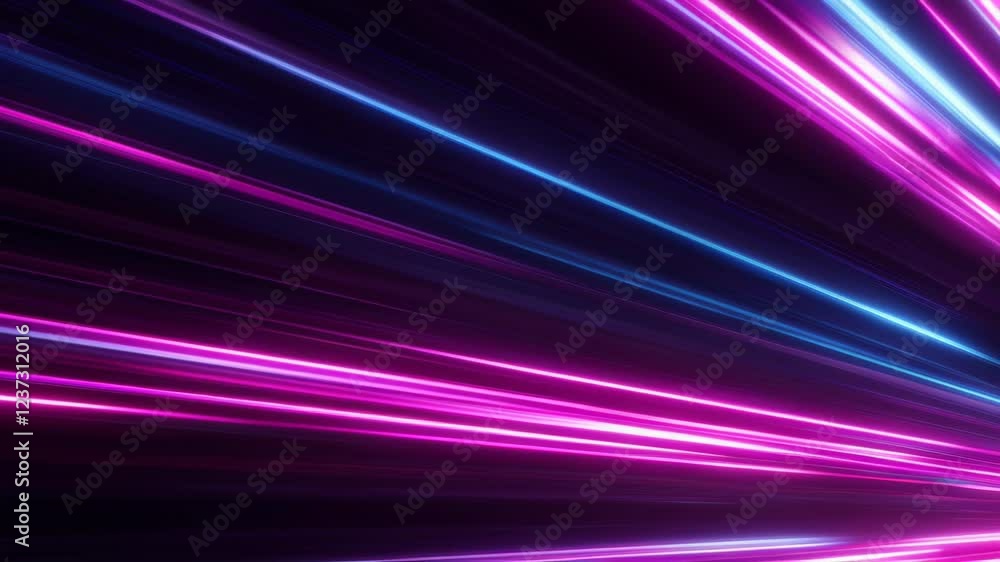 Futuristic Neon Light Streaks with High-Speed Motion - Cyberpunk Background Futuristic Neon Light Streaks with High-Speed Motion - Cyberpunk Background