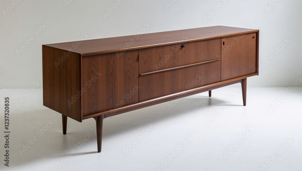 Showcasing a beautiful wooden sideboard with a rich, warm texture. Showcasing a beautiful wooden sideboard with a rich, warm texture.