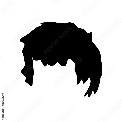 Silhouettes of hair styling