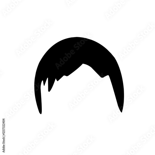 Silhouettes of hair styling